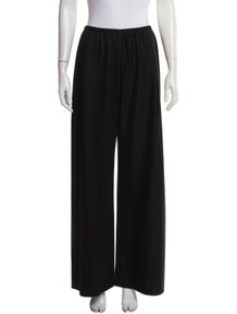 Virgin Wool Wide Leg Pants