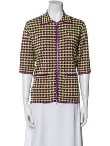 Merino Wool Printed Blazer