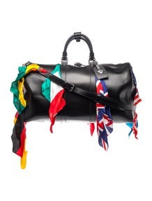 Leather Keepall Bandouliere 50