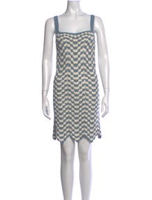 Patterned Mini Dress