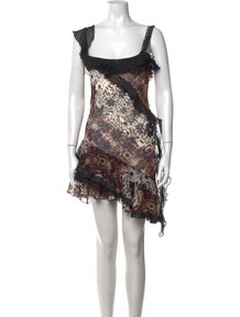 Animal Print Mini Dress