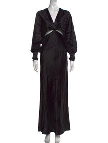 Silk Long Dress