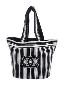 2026 Coco Beach Striped Tote