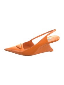 Leather Slingback Pumps