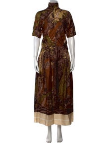 Silk Long Dress