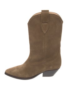 Suede Western Boots