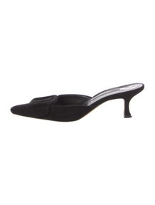Suede Mules