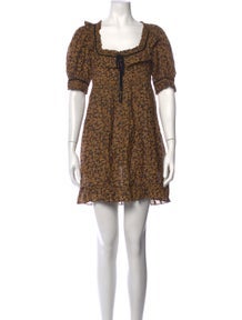 Floral Print Mini Dress