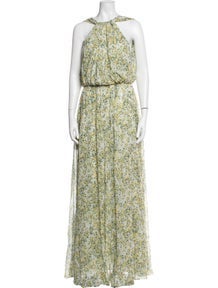Silk Long Dress