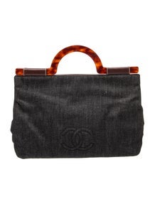 Chanel CC Tortoise Handle Tote