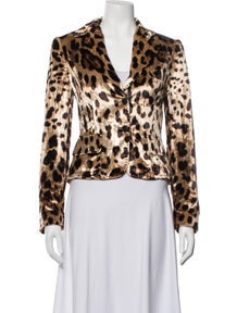 Animal Print Blazer