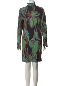 Floral Print Knee-Length Dress w/ Tags