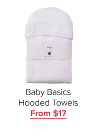 Baby Basics Hooded Towel