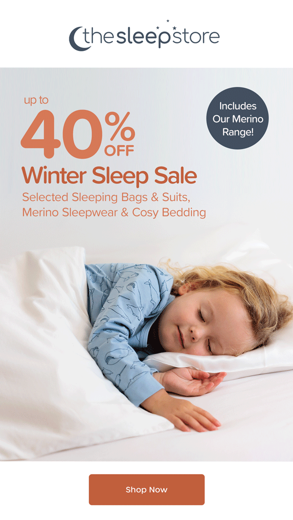 Shop Winter Sleep Sale