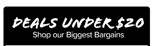 Bargains Under $20