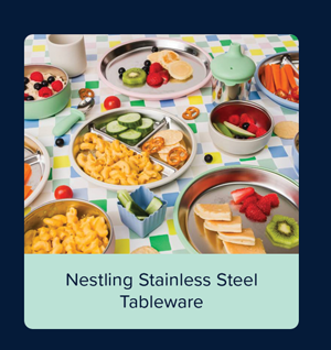 Nestling Stainless Steel Dinnerware