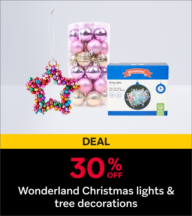 Black Friday - Wonderland Christmas lights and decorations 