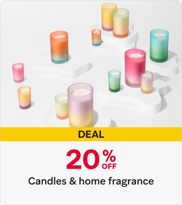 20% Off Candles & Home Fragrance