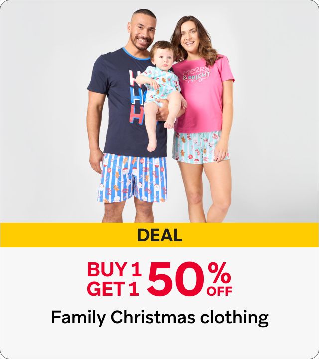 Buy 1 get 1 50% off Family christmas clothing 