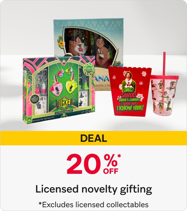 20% Off Licensed Novelty Gifting 