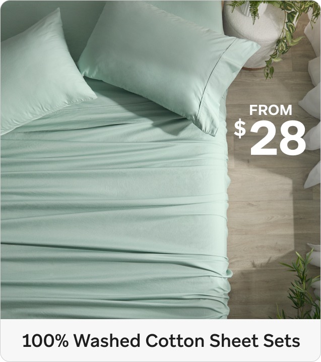 Shop Washed Cotton Sheets 