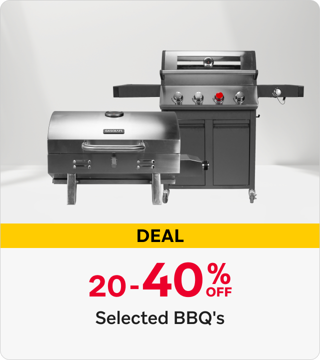 20 - 40% Off Selected BBQs