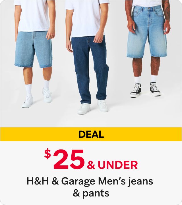 H&H & Garage Men's jeans & pants $25 & under