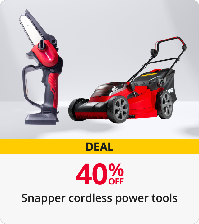 40% Off snapper cordless power tools 