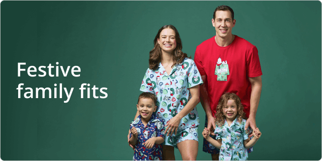 Festive family fits 