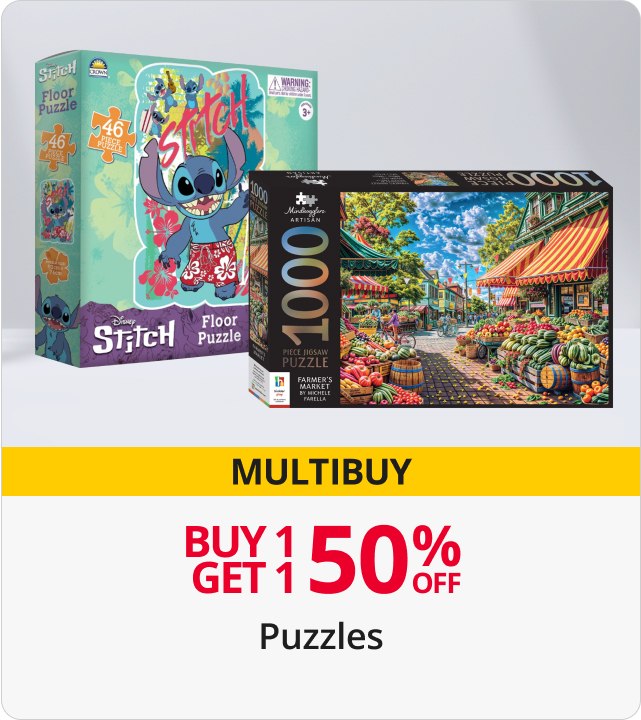 Buy 1 get 1 50% off Puzzles 