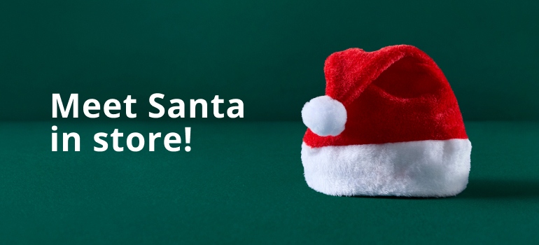 Meet santa in store 