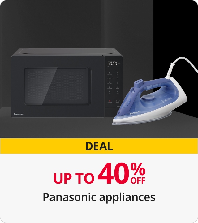up to 40% off panasonic appliances