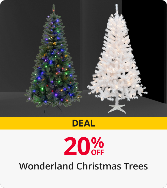 20% off wonderland christmas trees 
