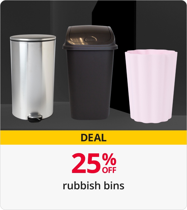 25% Off Rubbish Bins 