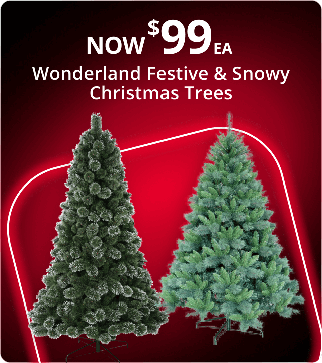 Black Friday - Wonderland festive & snowy christmas trees  Now $99