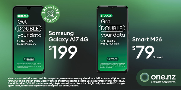 OneNZ deals on Samsung Galaxy A17 & Smart M26 