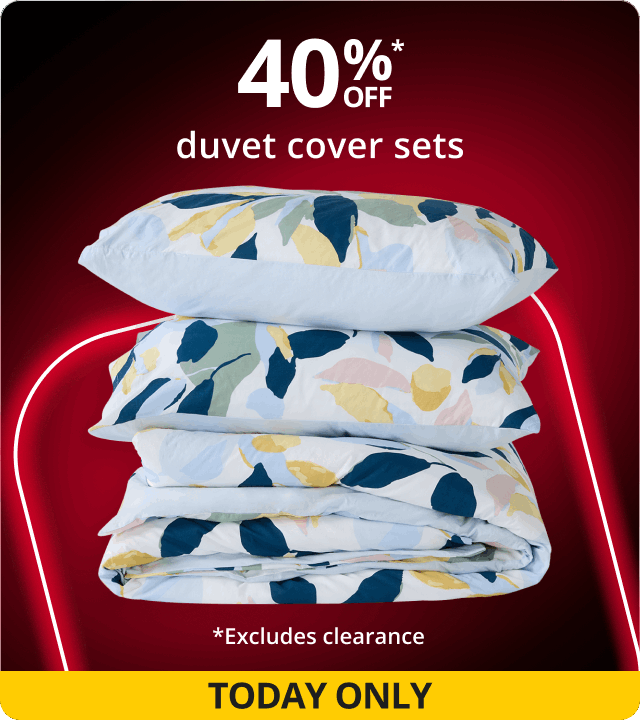 TODAY ONLY 40% Off Duvet Cover Sets 