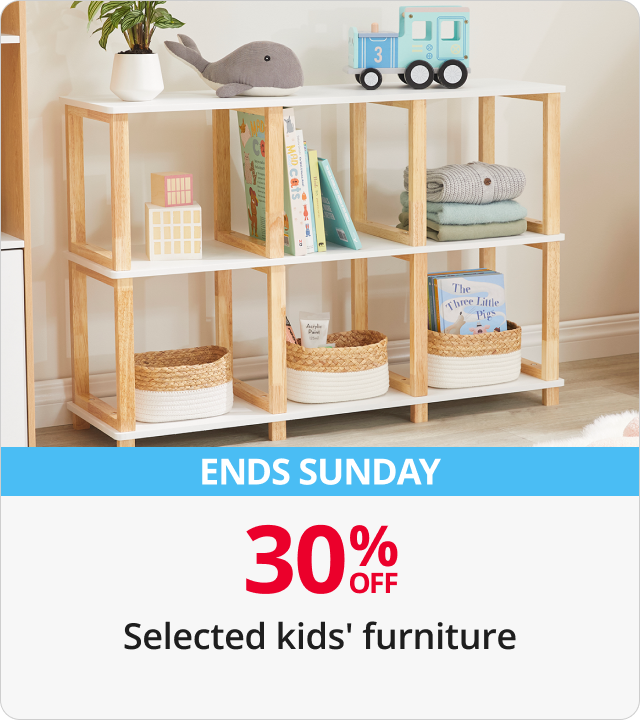30% Off Selected Kids' Furniture