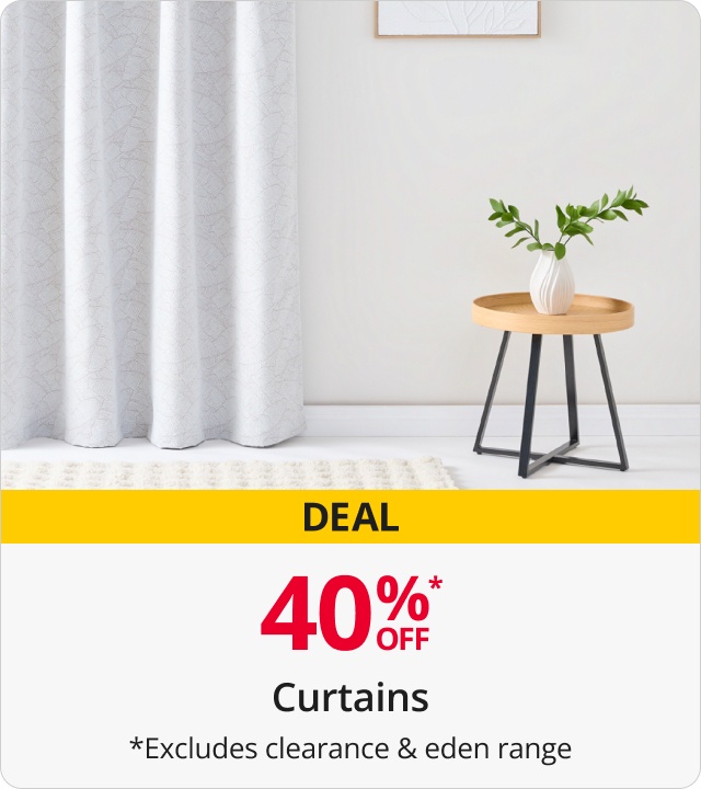 40% Off Curtains 