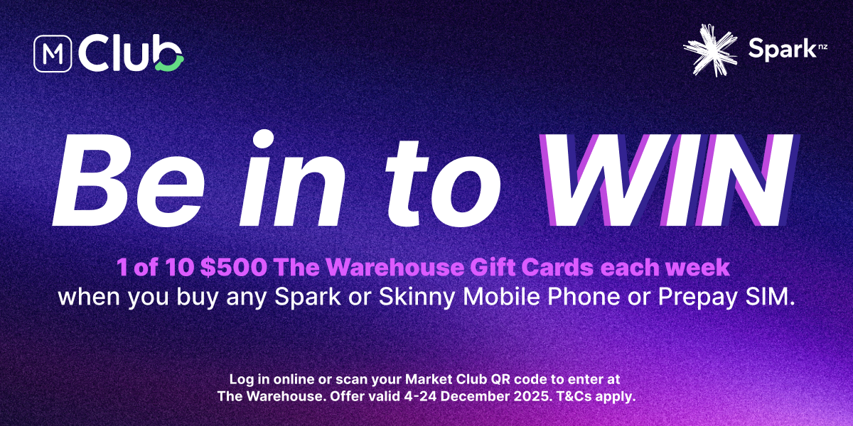 Be in to WIN with Spark & The Warehouse 