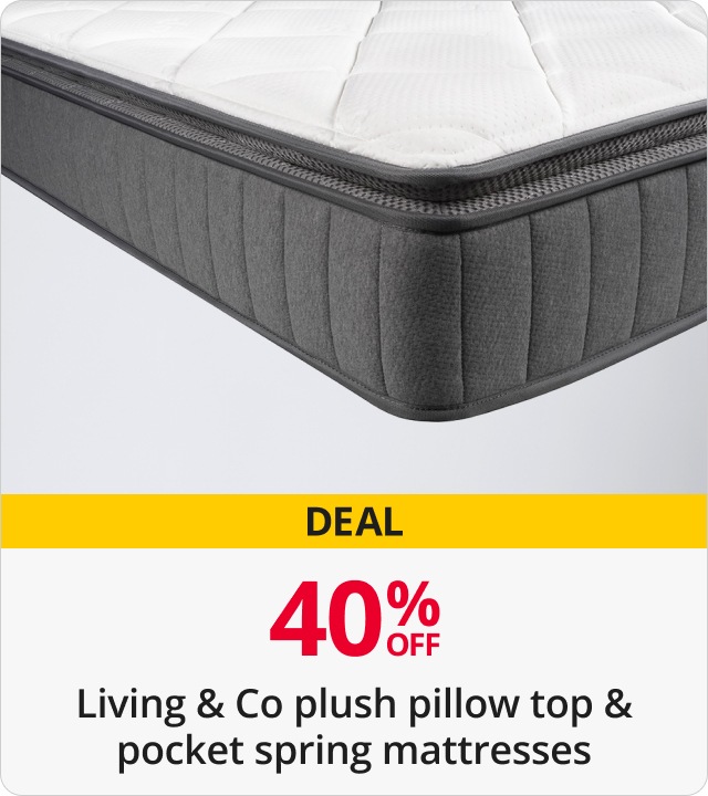 40% Off Selected Mattresses 