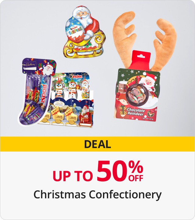 Up to 50% Off Christmas Confectionery 