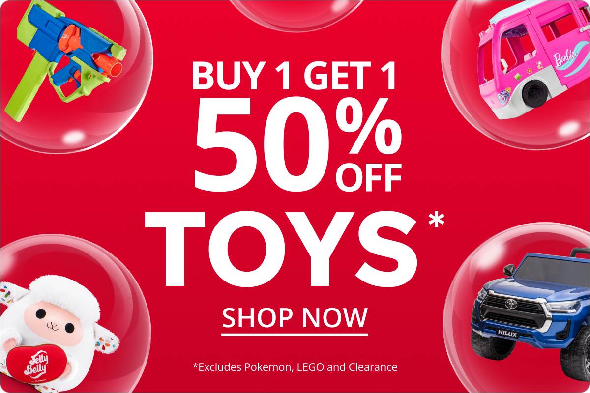 Buy 1 Get 1 Half Price Toys