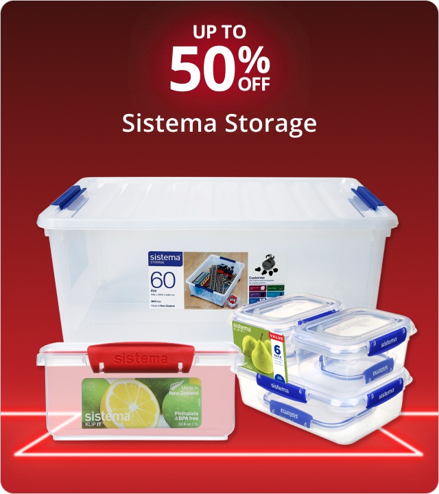 Up to 50% Off Sistema Storage 
