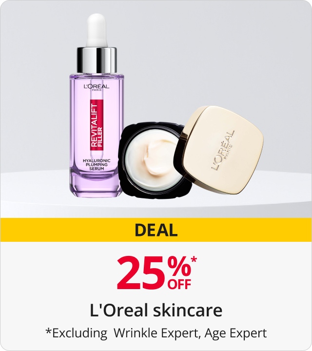 25% Off L'Oreal Skincare 