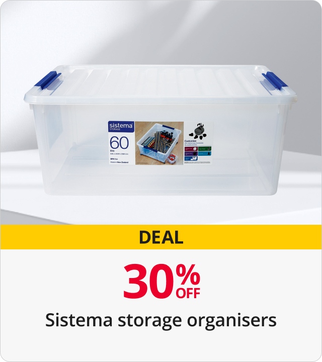 30% Off Sistema storage organisers 