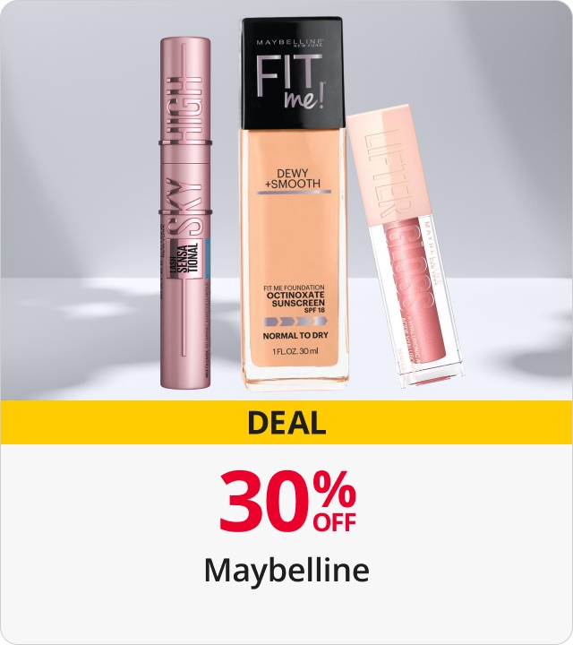30% off Maybelline