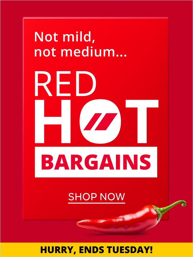 Red Hot Bargains On Now