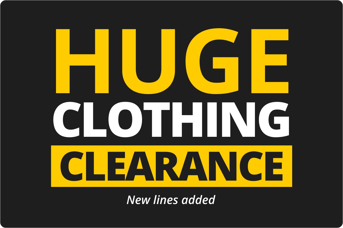 Huge Clothing Clearance - new lines added 