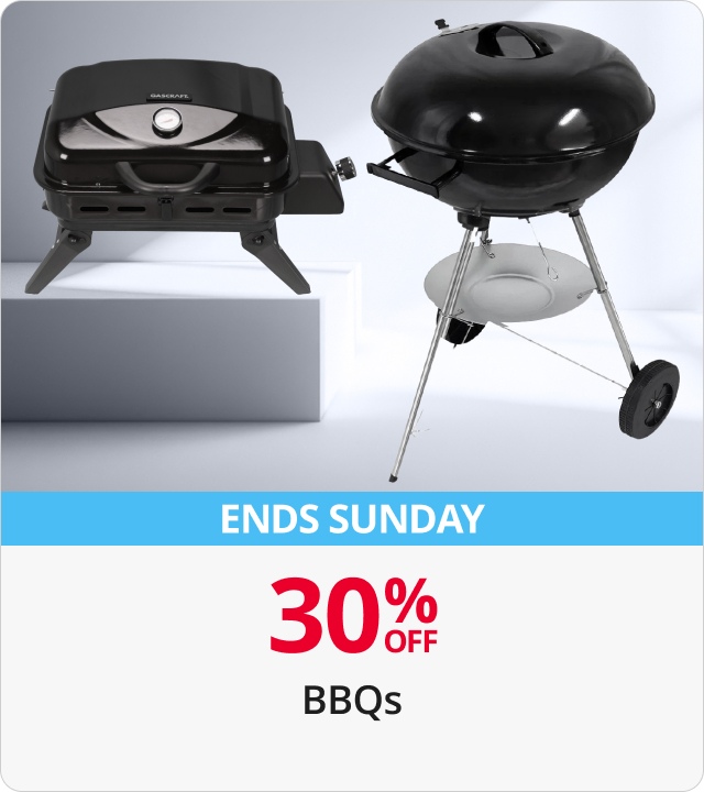 30% Off BBQs 